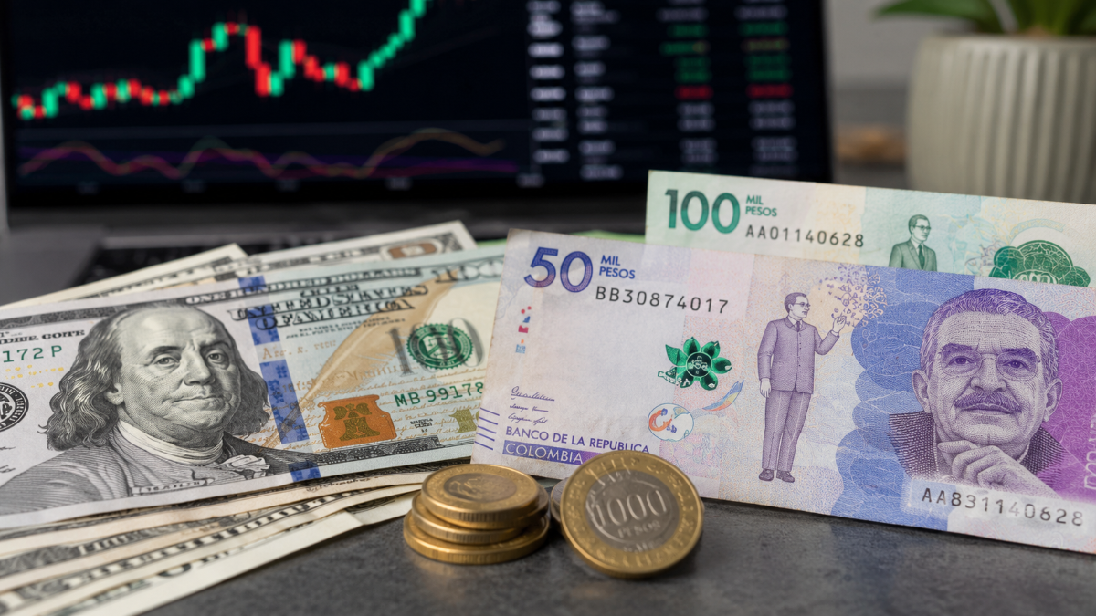 Calculadora de ahorro en pesos colombianos a USD